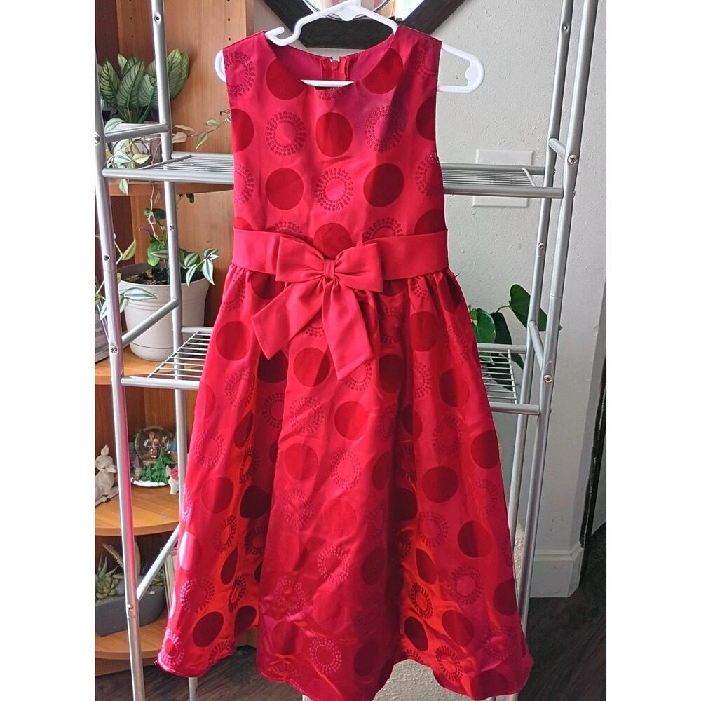 Red Dots Dress Girl Size 6